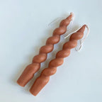 Spiral Twisted Pastel Candles