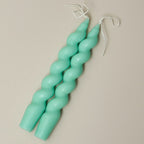 Spiral Twisted Pastel Candles