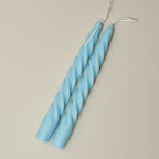Spiral Twisted Pastel Candles