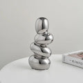 Staked Stones Modern Ceramic Vase