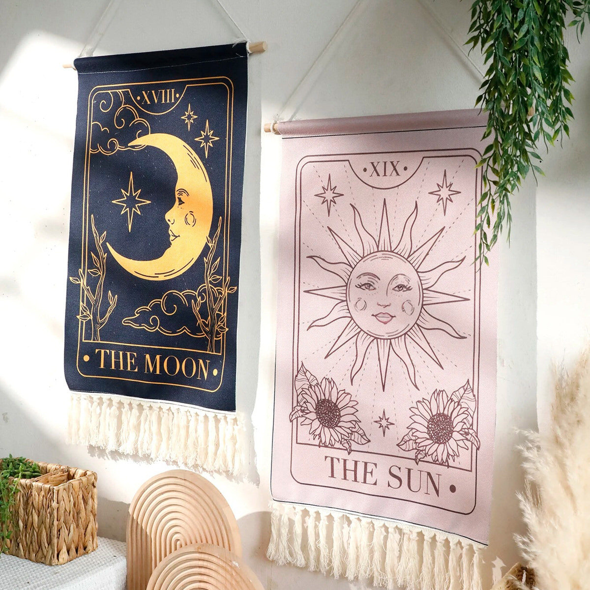 The Sun Aesthetic Wall Tapestry