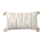Textured Tufted Stripe Throw Pillow Cover