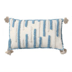 Textured Tufted Stripe Throw Pillow Cover
