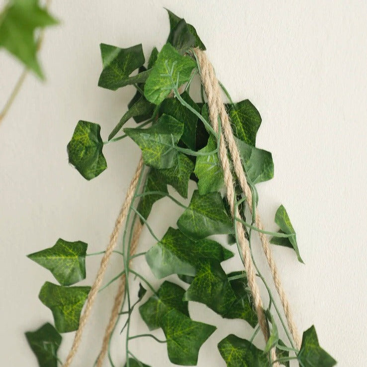 Hanging Shelf with Artificial Ivy LED-Strip Light