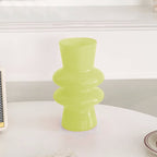 Wavy Glass Flower Vase