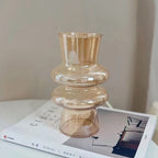 Wavy Glass Flower Vase