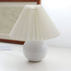 Pleated Bedside Lamp