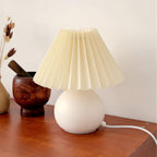 Pleated Bedside Lamp