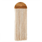 Wooden Semicircle Macrame Wall Decor
